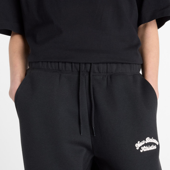 New Balance Γυναικείο παντελόνι Linear Heritage Fleece Barrel Leg Pant